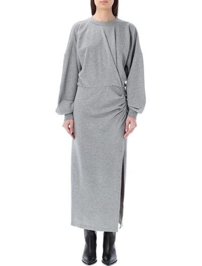 Isabel Marant Étoile Salomon Long Dress In Grey