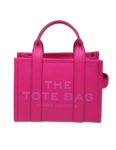Marc Jacobs The Leather Small Tote Lipstick Pink Handbag