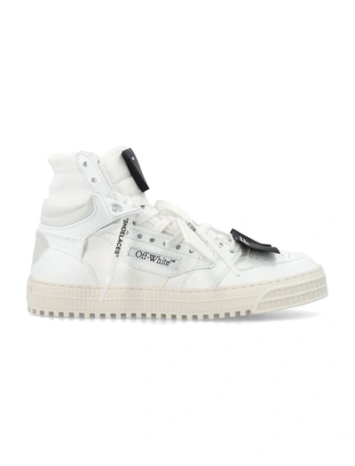 Off-white 3.0 Off Court Leather Hi-top In Black