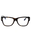 Tom Ford Blue Light Block Cat Eye Ladies Eyeglasses Ft5949-b 001 56 In 052 Avana Scura
