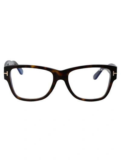Tom Ford Ft5878-b/v Glasses In 001 Nero Lucido