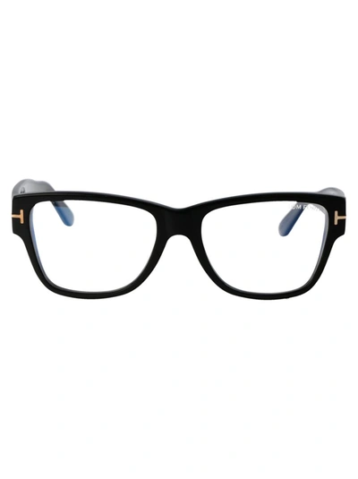 Tom Ford Ft5878-b/v Glasses In 001 Nero Lucido