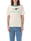 Wales Bonner Logo-embroidered Organic Cotton T-shirt In Neutrals