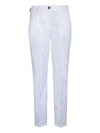 Jacob Cohen Logo-embroidered Cropped Trousers In White