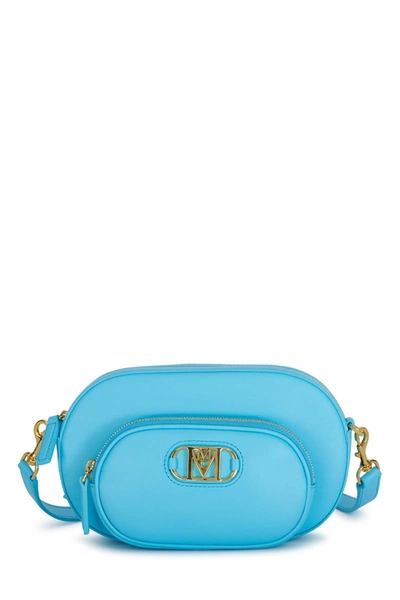 Mcm Mode Travia Crossbody Mini Bag In Blue