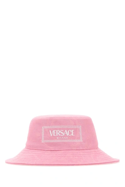 Versace Hats And Headbands In Pinkwhite