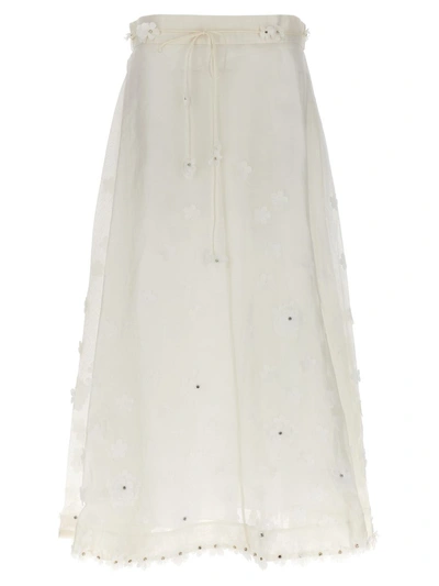 Zimmermann Skirts In White