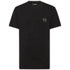 Plein Sport T-shirt Round Neck Ss Tiger Crest Edition In Black