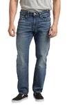 SILVER JEANS CO. SILVER JEANS CO. EDDIE ATHLETIC FIT TAPERED JEANS
