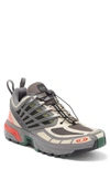 Salomon Gray & Beige Acs Pro Sneakers In Pewter/ Cement/ Eden