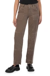 KUT FROM THE KLOTH KUT FROM THE KLOTH ELIZABETH HIGH WAIST ANKLE STRAIGHT LEG CORDUROY PANTS