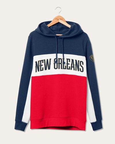 Junk Food Clothing Nba New Orleans Pelicans Colorblock Hoodie In Multi