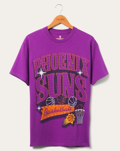 Junk Food Clothing Suns Bright Lights Tee In Purple