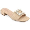 Journee Collection Collection Women's Tru Comfort Foam Justina Sandals In Beige