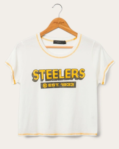 Junk Food Clothing Womens Steelers Playmaker Tee In Multi