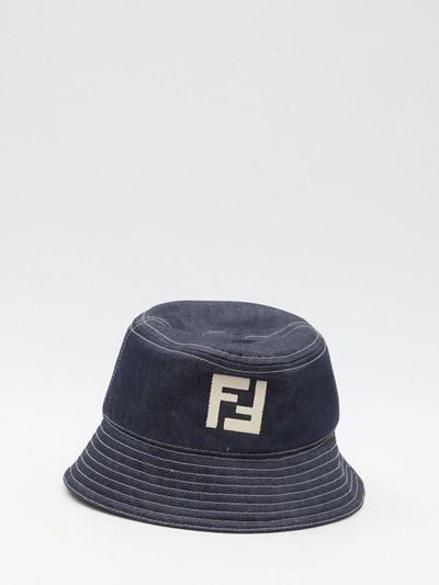 FENDI DENIM BUCKET HAT