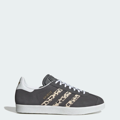 Adidas Originals Womens  Gazelle In Grey Five/wonder White/core Black