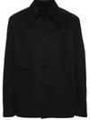 Lanvin Cotton-blend Jacket In Black