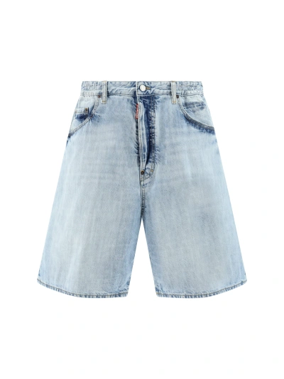 Dsquared2 Shorts In Navy Blue