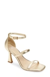 Bp. Jessa Ankle Strap Sandal In Gold Metallic