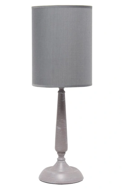 Lalia Home Laila Home Traditional Candlestick Table Lamp In Gray