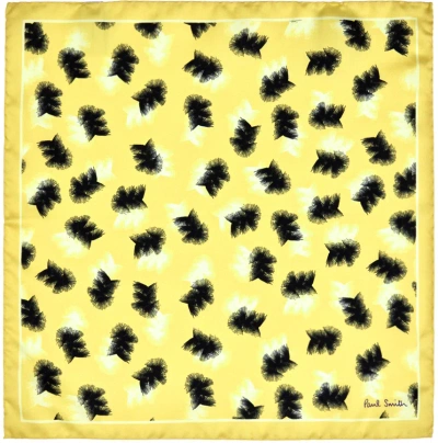 Paul Smith Silk Pocket Square In 10 Yellows