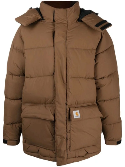 Carhartt Wip Milter Jacket Clothing In Brown