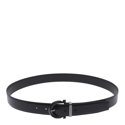 Ferragamo Gancini Belt In Black