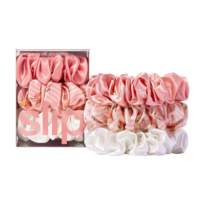 Slip Large Scrunchies In Petal