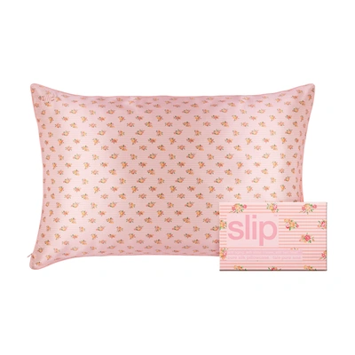 Slip Pure Silk Queen Pillowcase In Petal