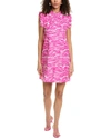 Jude Connally Shari Dress In Zebra Hot Pink In Pink