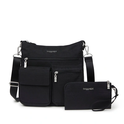 BAGGALLINI WOMEN'S MODERN EVERYWHERE SLIM CROSSBODY BAG WITH RFID WRISTLET