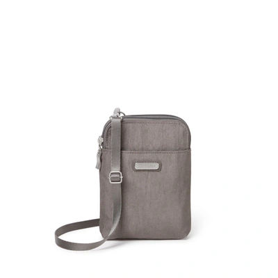 Baggallini Take Two Rfid Bryant Crossbody In Grey