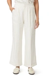 Paige Kennie Stripe Wide Leg Pants In Afterglow Multi