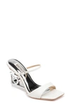 Badgley Mischka Luna Love Heels In White