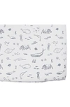 Pehr Life Aquatic Organic Cotton Crib Sheet In Life Aquatic