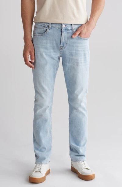 7 For All Mankind The Straight Bay Blue Classic Straight Jean