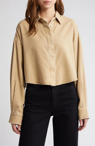 Rag & Bone Beige Ultra Featherweight Beatrice Shirt