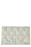 Pehr On The Go Coated Organic Cotton Changing Pad In Stripes Away Olive
