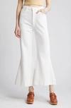 Frame The Extreme Flare Ankle Jeans In Au Natural Clean