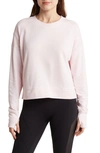 SWEATY BETTY AFTER CLASS COTTON BLEND CROP SWEATSHIRT