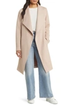 Sam Edelman Drape Front Rib Jacket In Blush