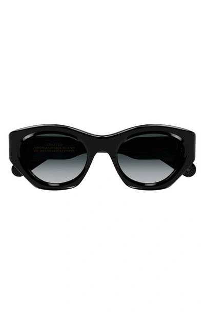 Chloé Gayia Cat-eye Sunglasses In Black