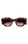 CHLOÉ 53MM GRADIENT CAT EYE SUNGLASSES