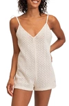 ROXY OCEAN RIDERS KNIT COVER-UP ROMPER