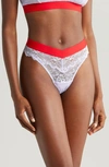 LEMONADE DOLLS THE PICOT LACE V-BRAZILIAN BRIEFS