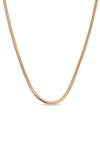 Ettika Snake Chain Necklace In Gold