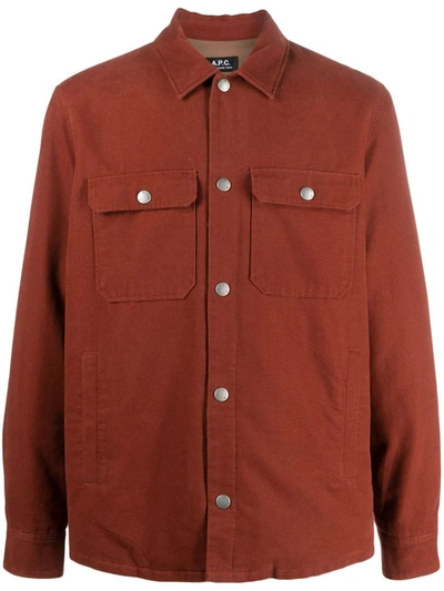 Apc A.p.c. Blouson Alex Clothing In Red