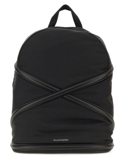 Alexander Mcqueen Backpack Harness In Black