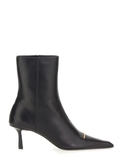 Alexander Wang Boot With Logo In Black